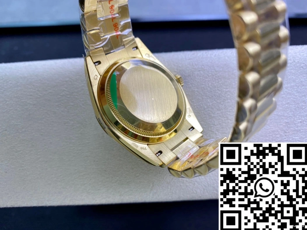 Green Rolex Gradual Gold M128238-0069 Day-Date Factory EW Dial Yellow 0307